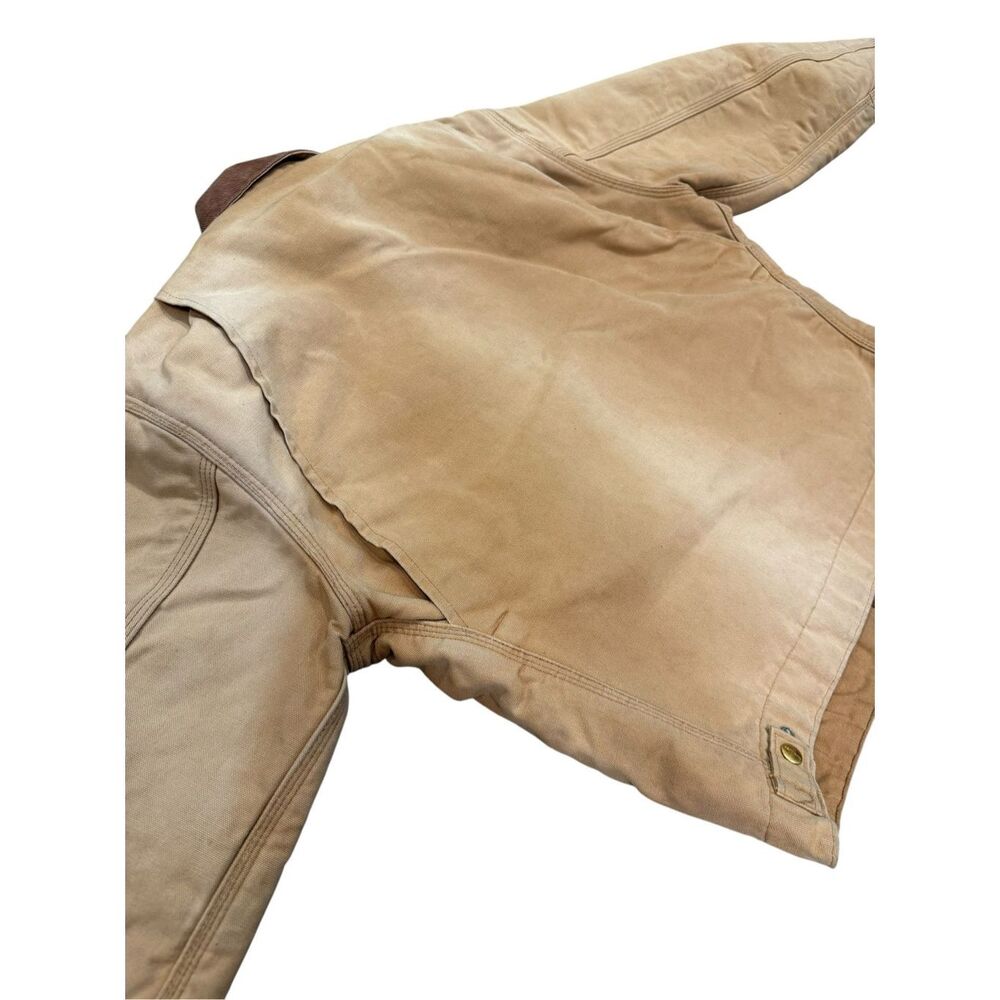 Vintage Carhartt J01 BRN Detroit Jacket Blanket Lined USA Made Workwear 42 Regul - Picture 14 of 14